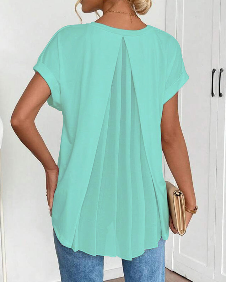 TRUDE CLASSICA CAMICIA A MANICHE CORTE