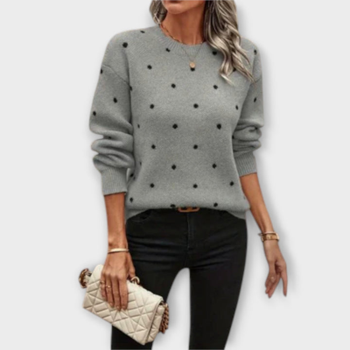 Imelda – Maglione a maniche lunghe casual in maglia