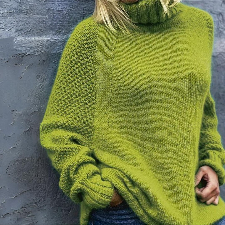 Angela - Elegante Maglione Alta Collo