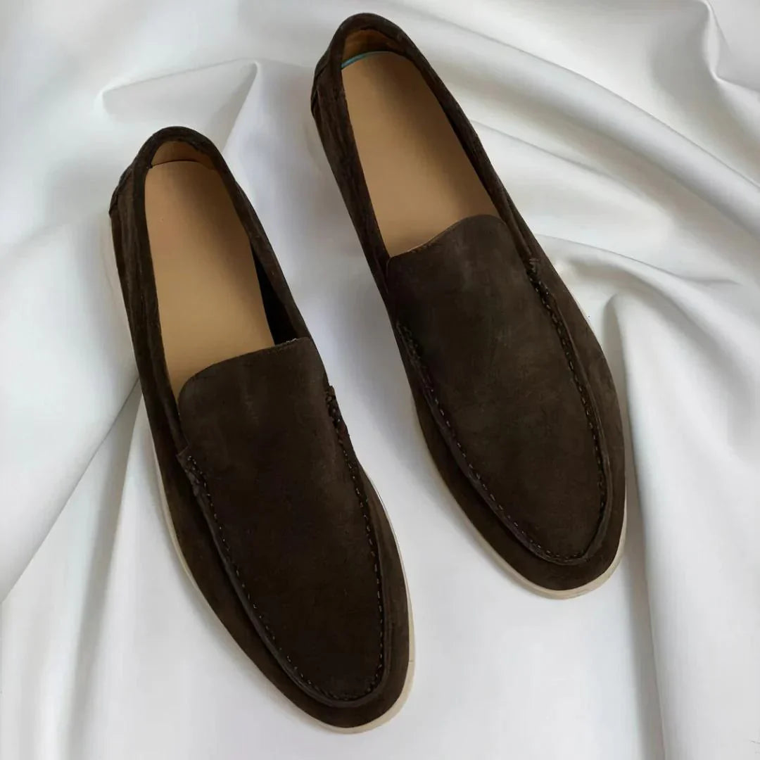 Rocco | Eleganti Mocassini in Pelle Scamosciata