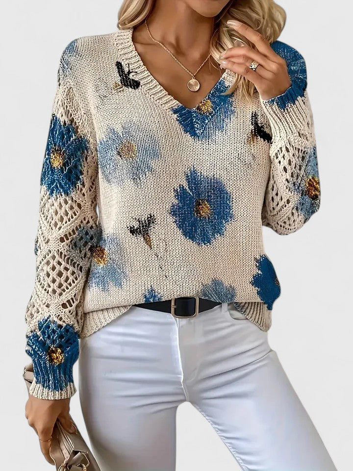 Kaiti | Elegante Maglione Floreale