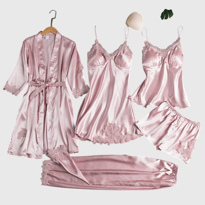 Marit - Set da notte da donna in 5 pezzi