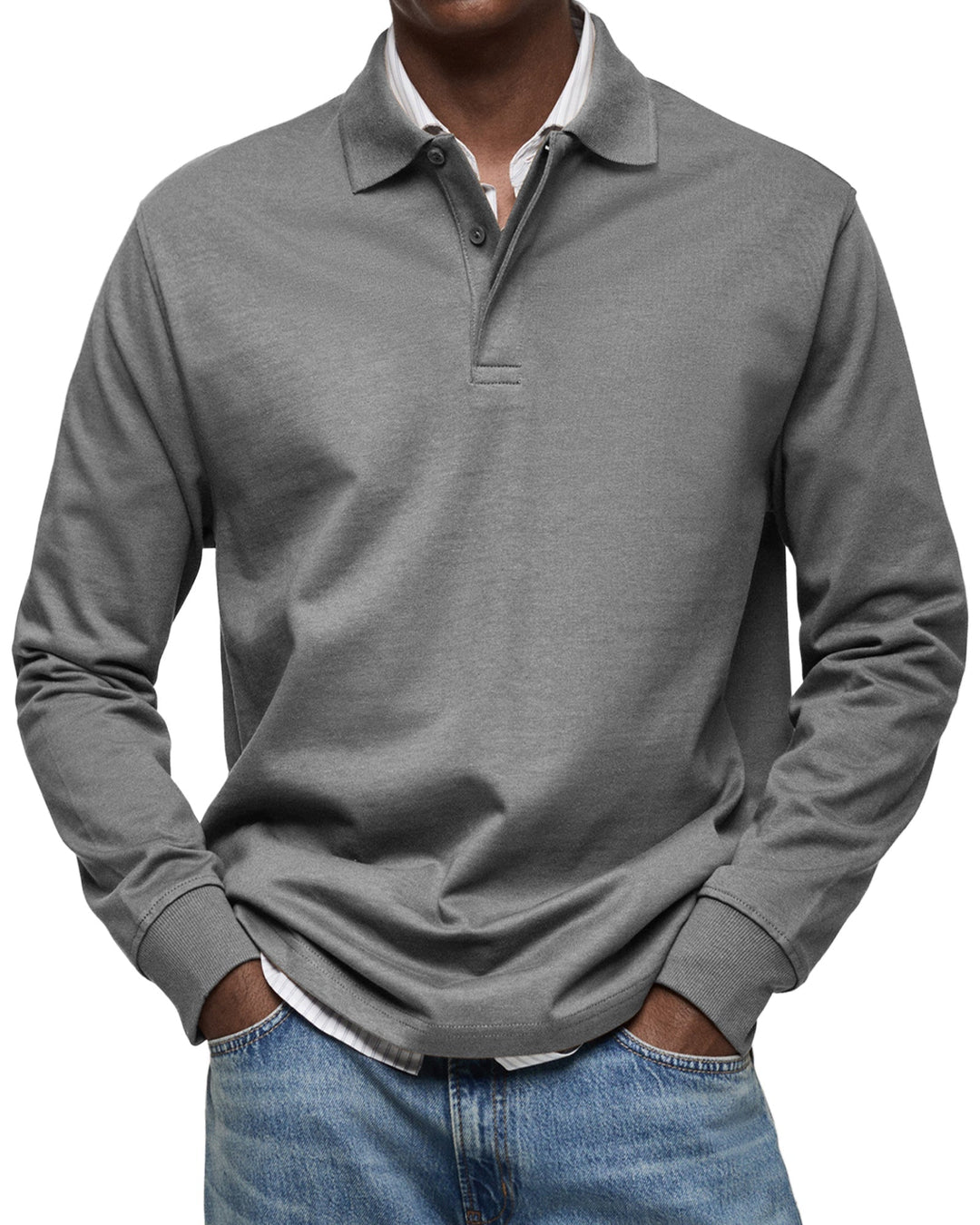ALESSANDRO | POLO CASUAL A MANICHE LUNGHE DI QUALITA' PREMIUM