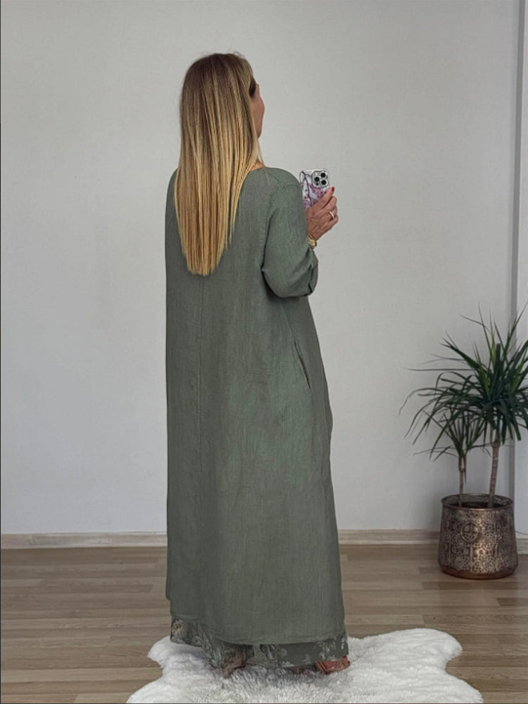 Chara™ | Set di Top a Manica Lunga e Pantaloni Stampati