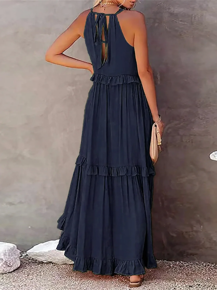 Elsie | Abito Maxi con Volant