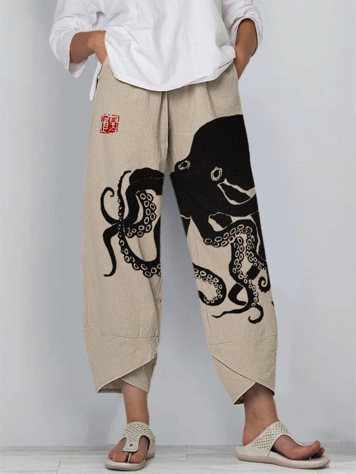 Kara | Pantaloni Stampati Relaxed