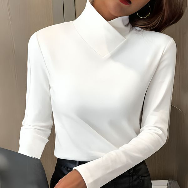 Beverley | Elegante Maglione a Collo Alto