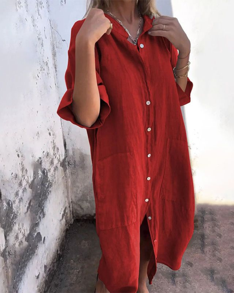 Melanie™ | Abito Camicia Casual Stile Ibiza