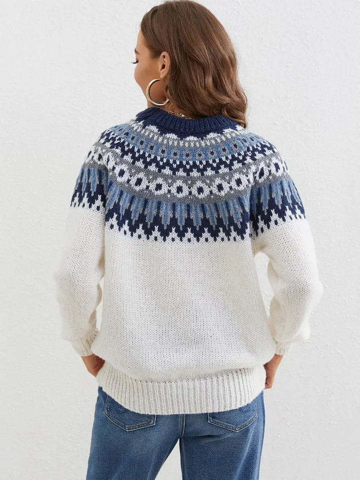 Maglione alla moda da donna con motivo