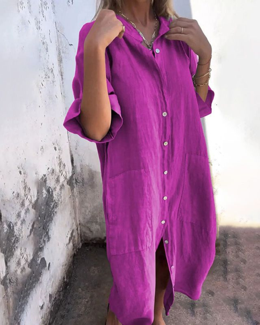 Melanie™ | Abito Camicia Casual Stile Ibiza