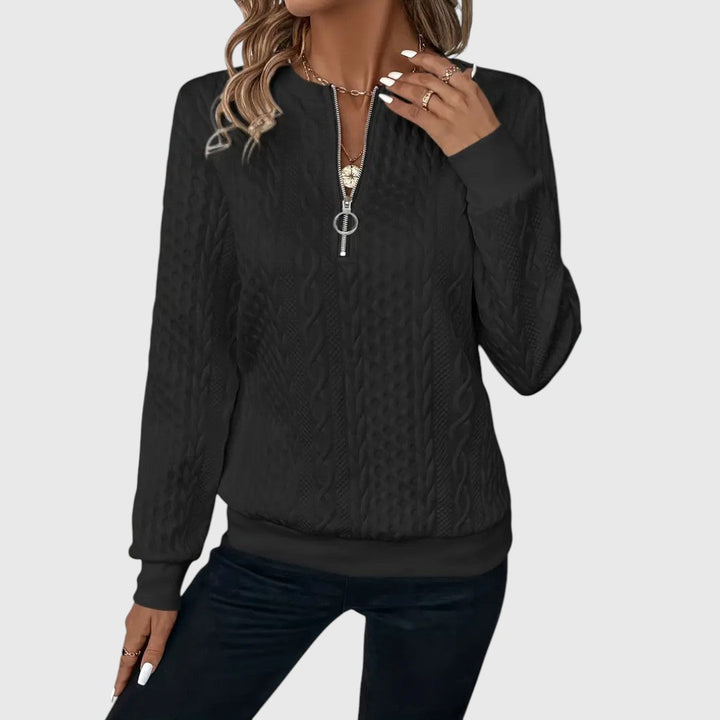Josine - Maglione Elegante con Zip