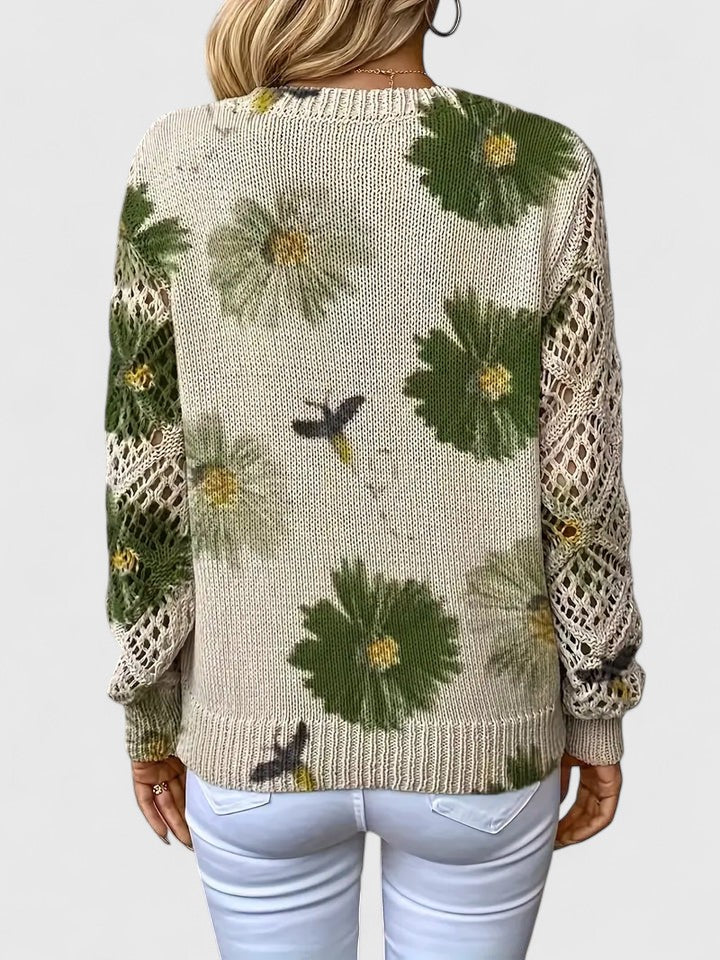 Kaiti | Elegante Maglione Floreale