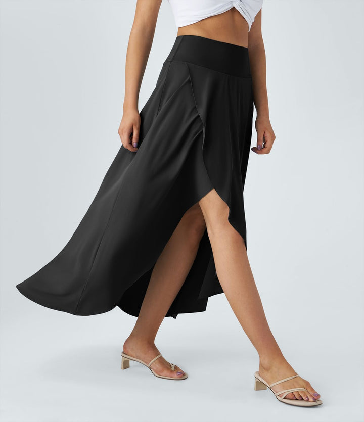 Natalia | Gonna Maxi Con Spacco Confortevole