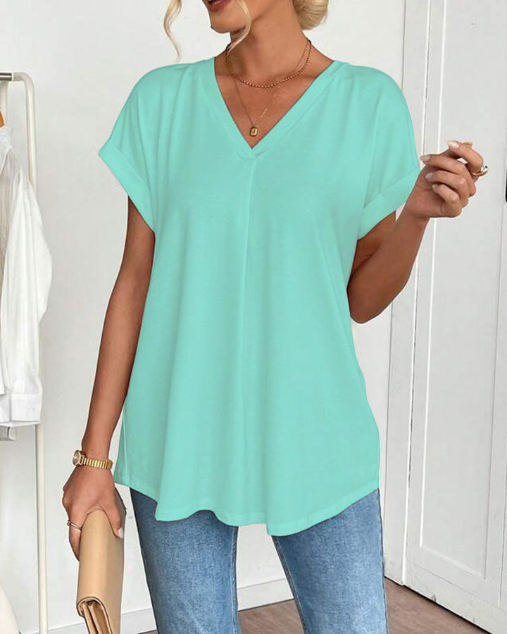 TRUDE CLASSICA CAMICIA A MANICHE CORTE