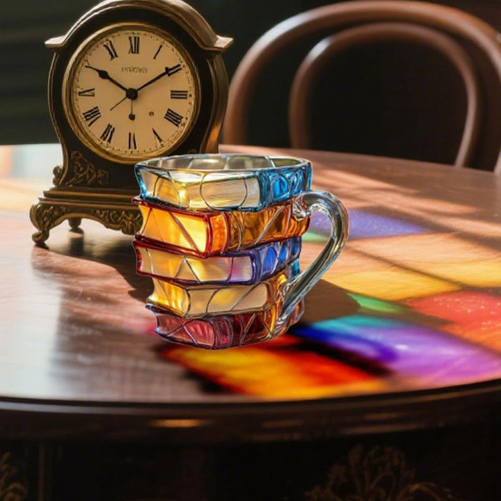 Tazza 3D Felicità della Lettura fatta a mano – Originale