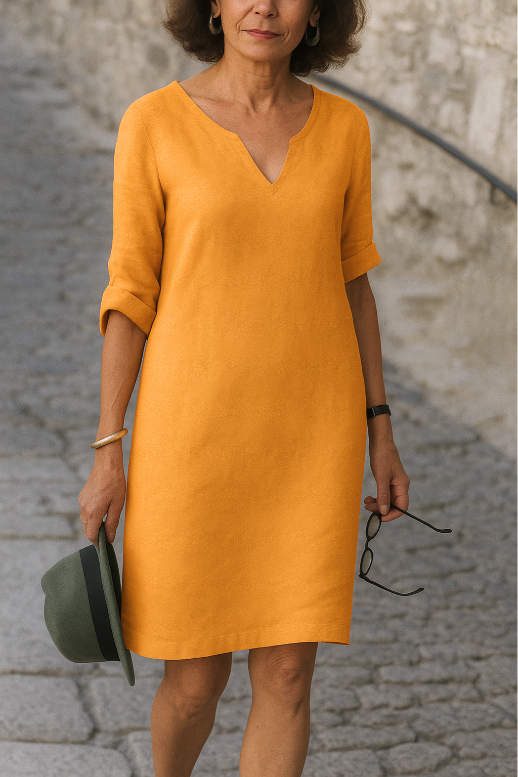 Rita | Elegante abito con scollo a V