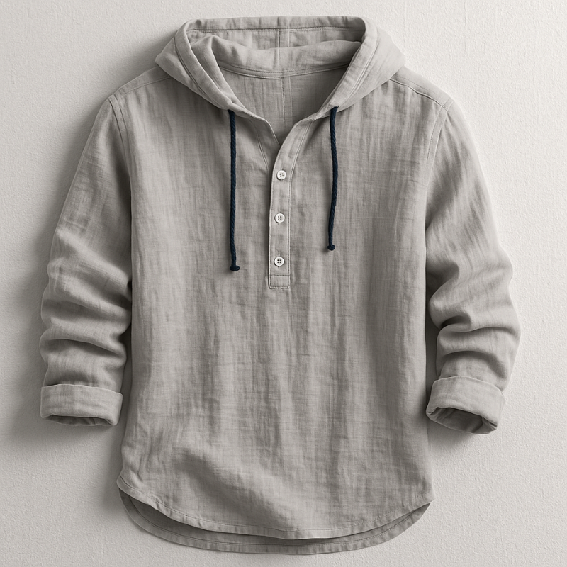 Dimitro - Camicia con Cappuccio Casual e Stile