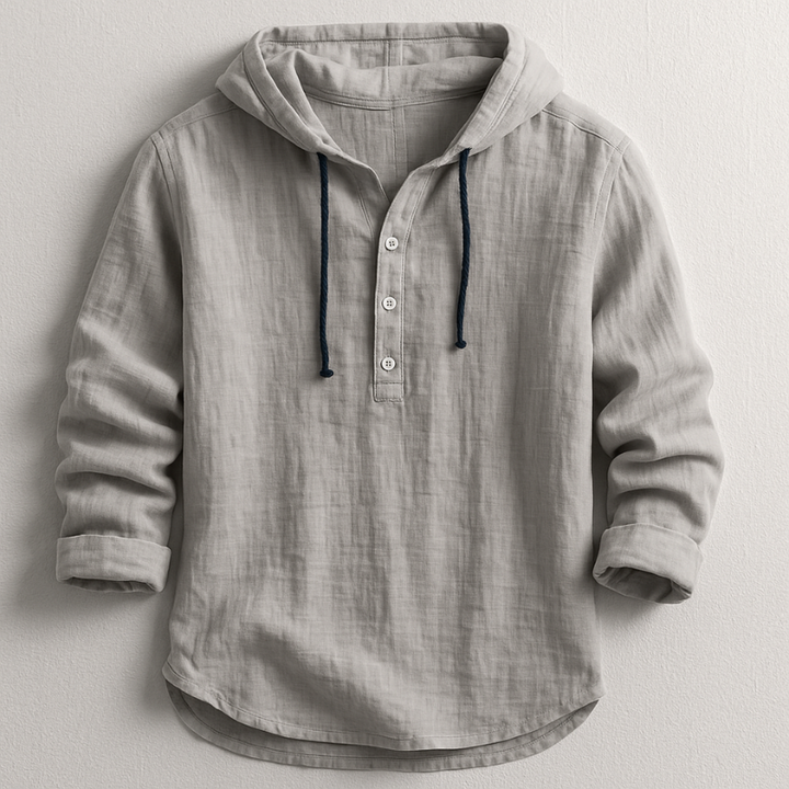 Dimitro - Camicia con Cappuccio Casual e Stile