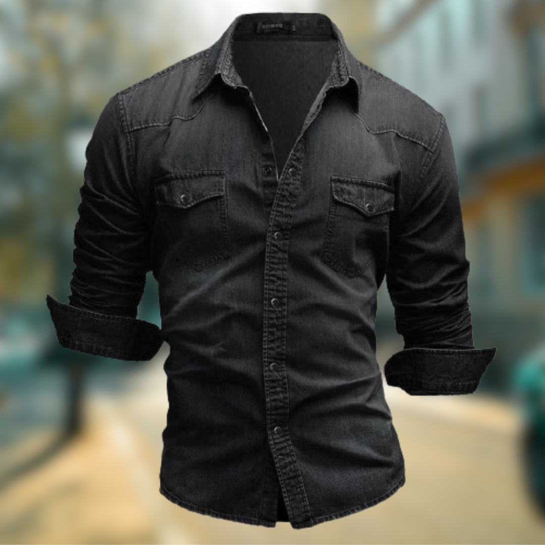 FALCO | CAMICIA DA UOMO DENIM ARTIGIANALE