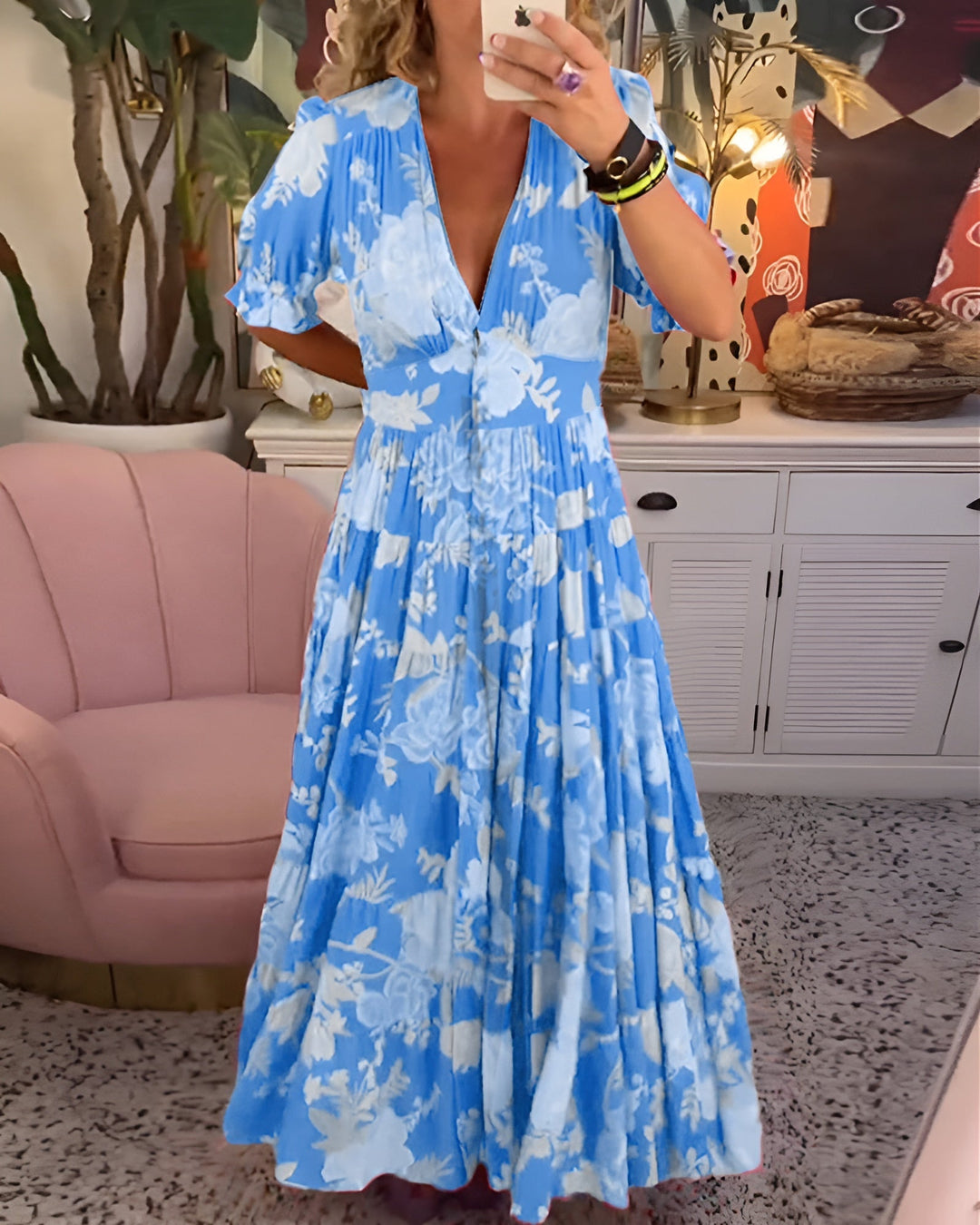 Sarah | Abito estivo leggero con un tocco floreale