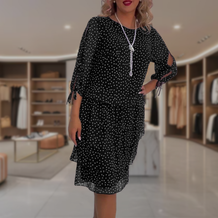 Aleni | Abito Elegante a Pois