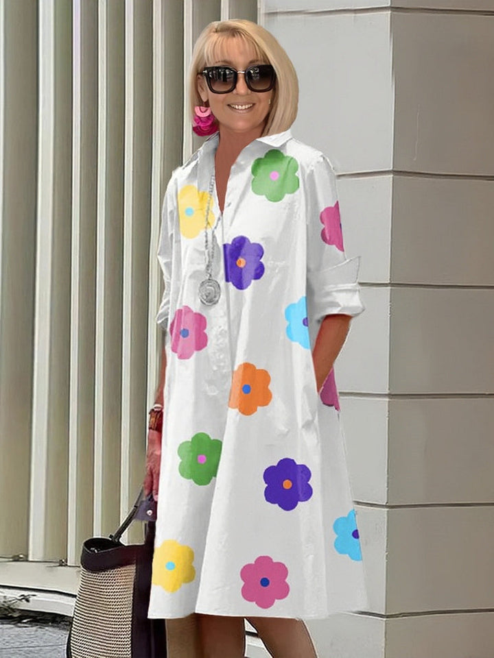 Anwen – Abito Midi Boho Stampato