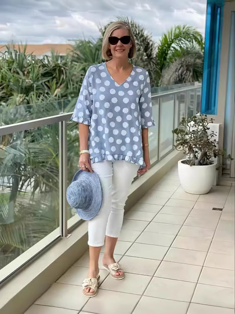 Aisley – Blusa Relaxed Stampata