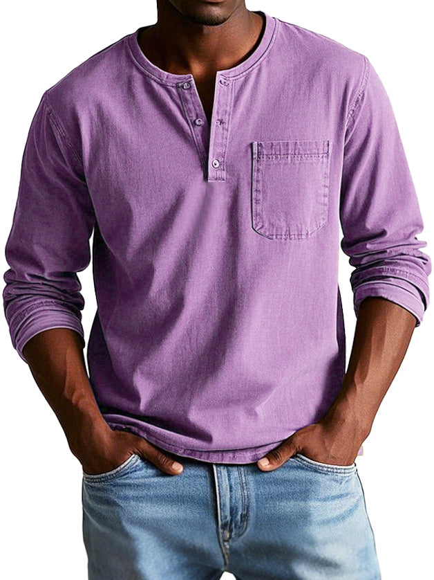 TOMMASO | CAMICIA VINTAGE A MANICHE LUNGHE QUALITA' PREMIUM