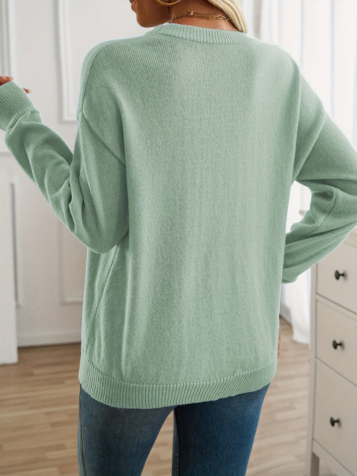 Elisabeth – Maglione Girocollo a Maniche Lunghe