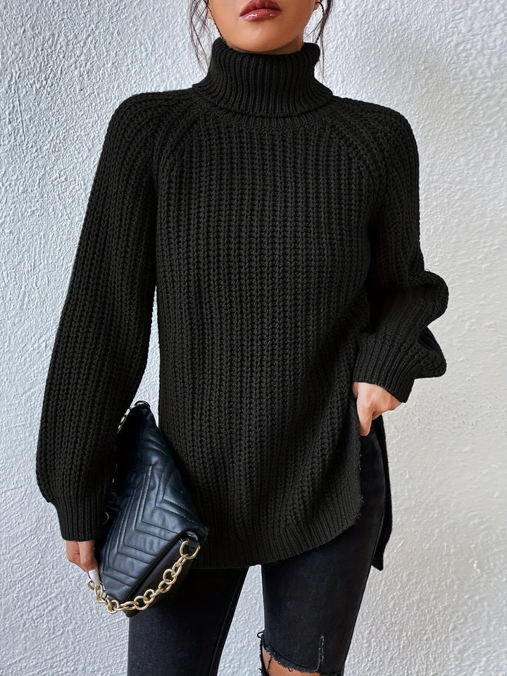 Isabella - Maglione a Collo Alto Tricot