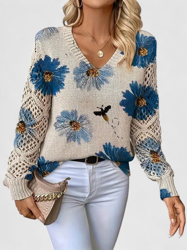 Kaiti | Elegante Maglione Floreale