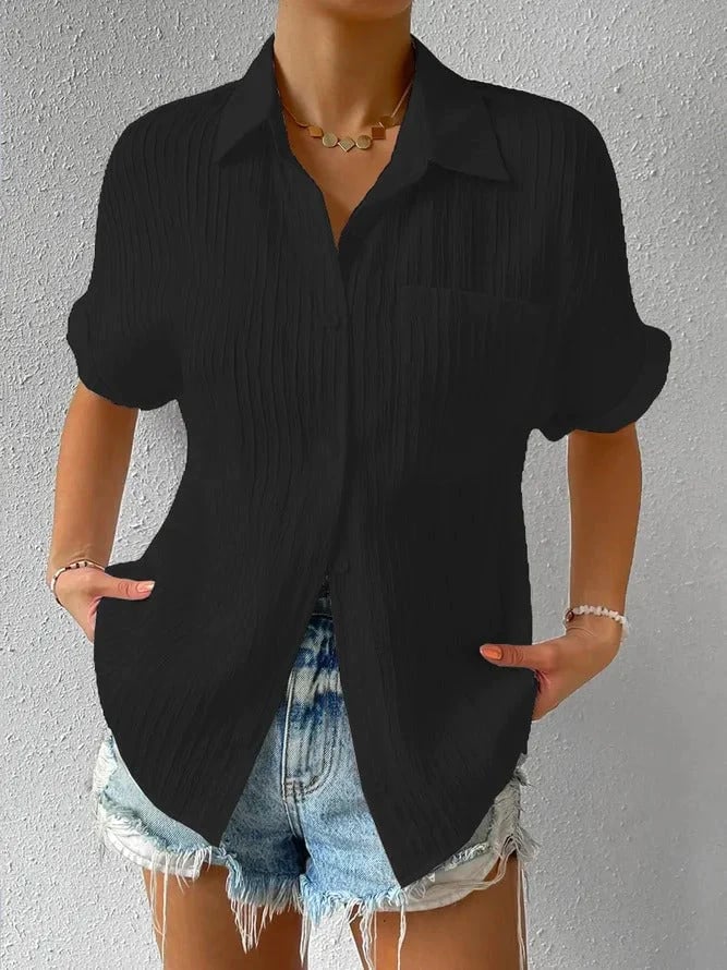 ZAHRINA E CLASSICA BLOUSE CON COLLO
