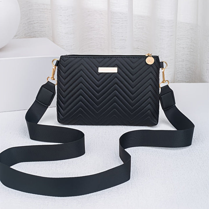 Borsa a Spalla/Tracolla alla Moda a Righe