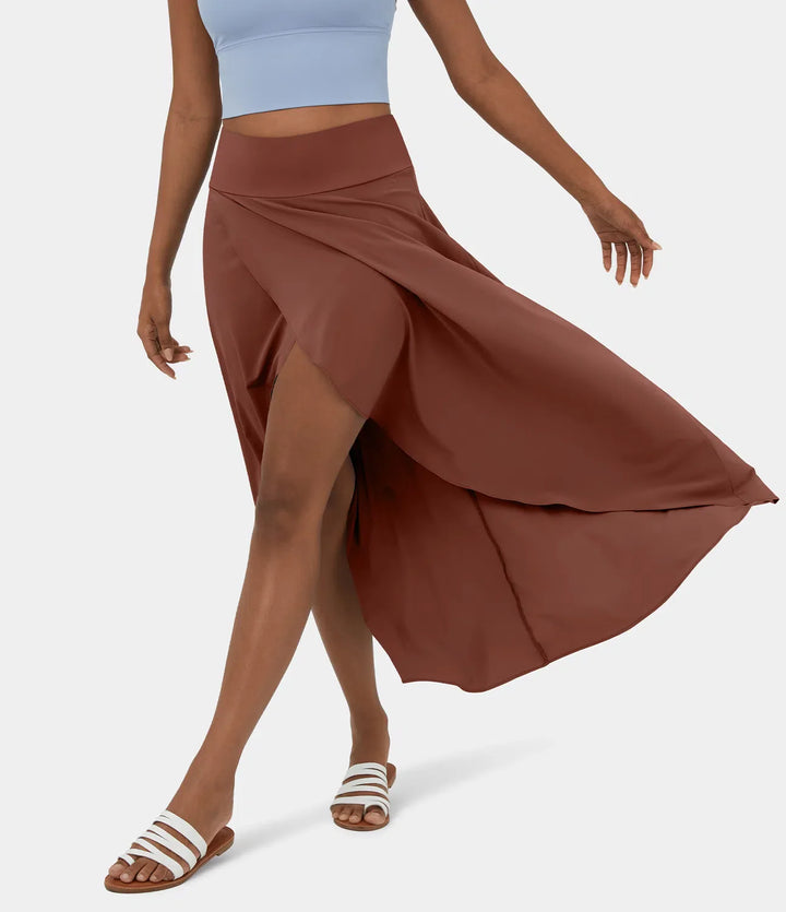Natalia | Gonna Maxi Con Spacco Confortevole