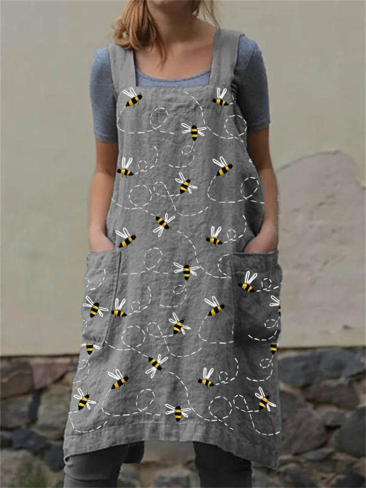 Elegante Grembiule Utilitario Ricamato di BEE