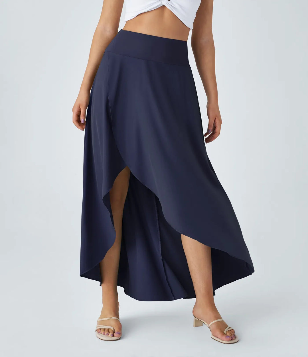Natalia | Gonna Maxi Con Spacco Confortevole