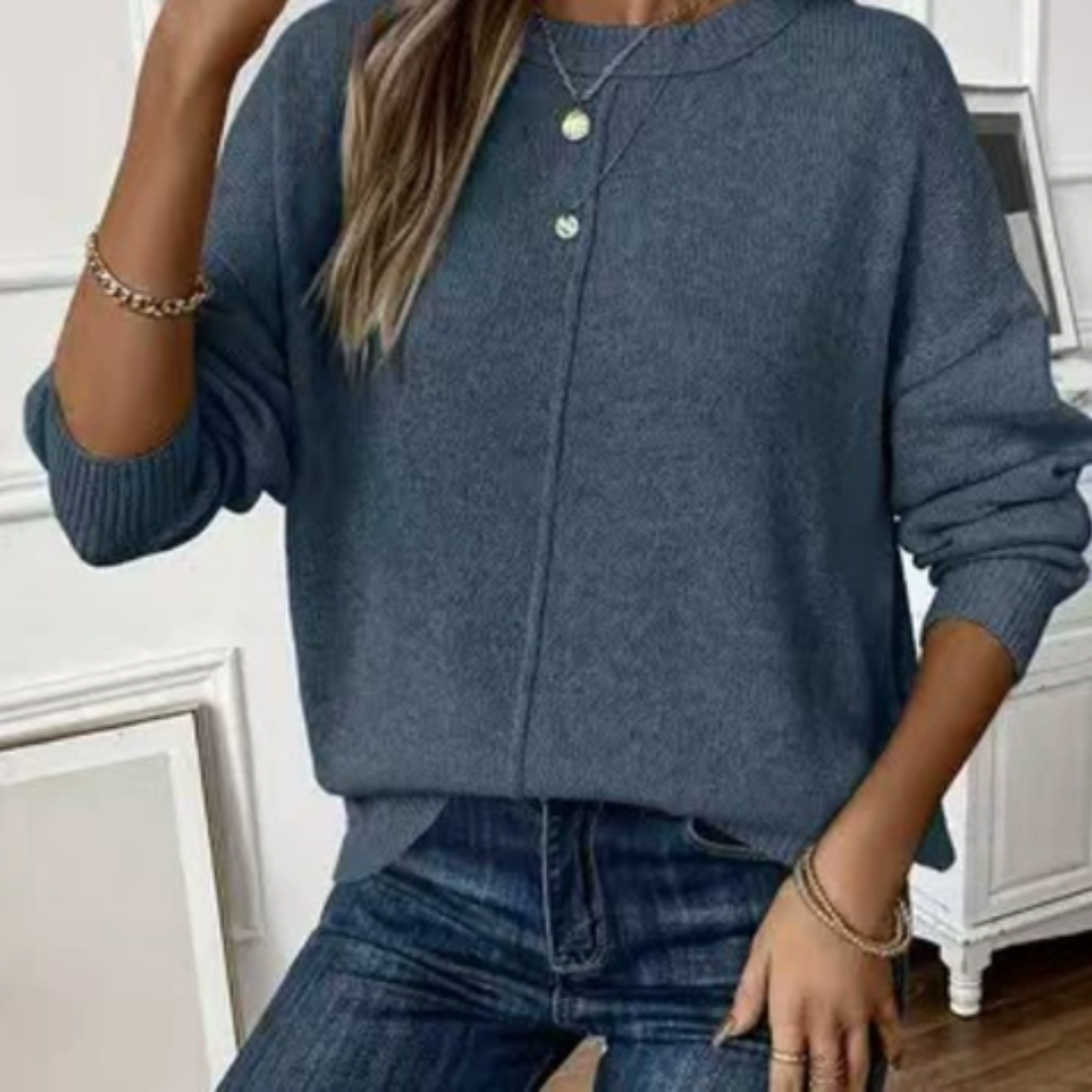 Chrysa | Maglione Casual in Maglia Morbida