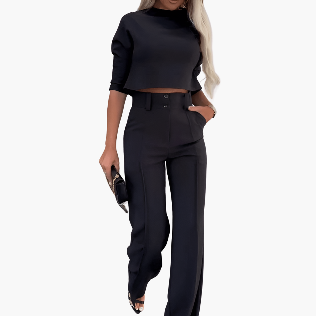 Cleo | Elegante Set Crop Top per Donne