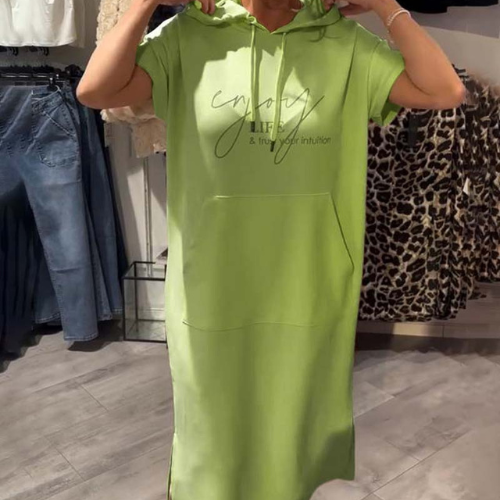 Saskia™ | Abito con Cappuccio Casual