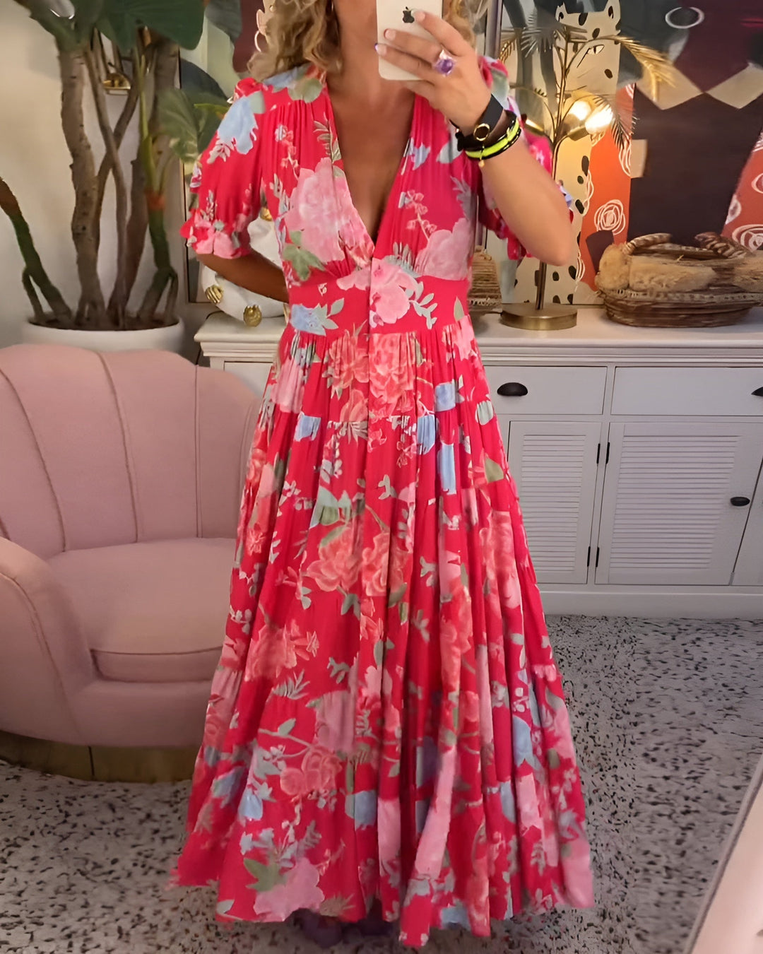 Sarah | Abito estivo leggero con un tocco floreale