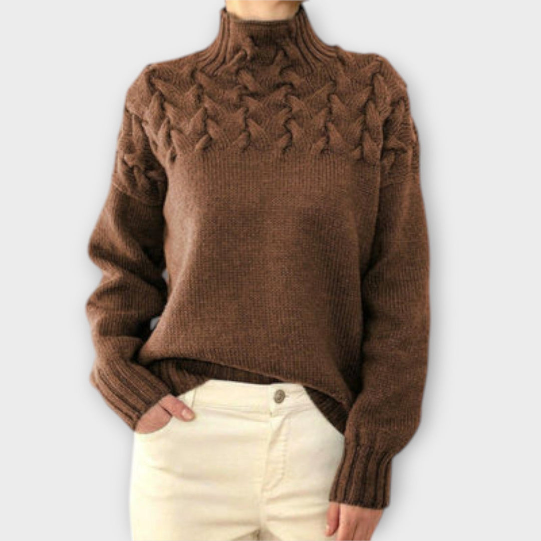 Tina - Maglione a Treccia
