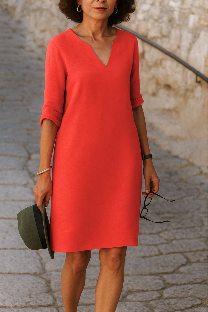 Rita | Elegante abito con scollo a V
