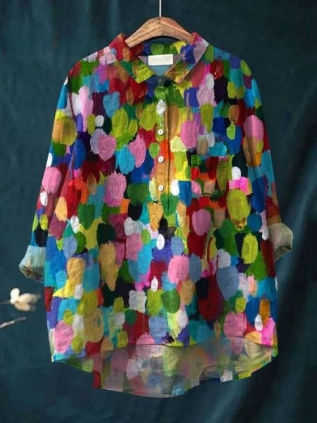 SERAPHINA I RETRO-BLOUSE FIORITE