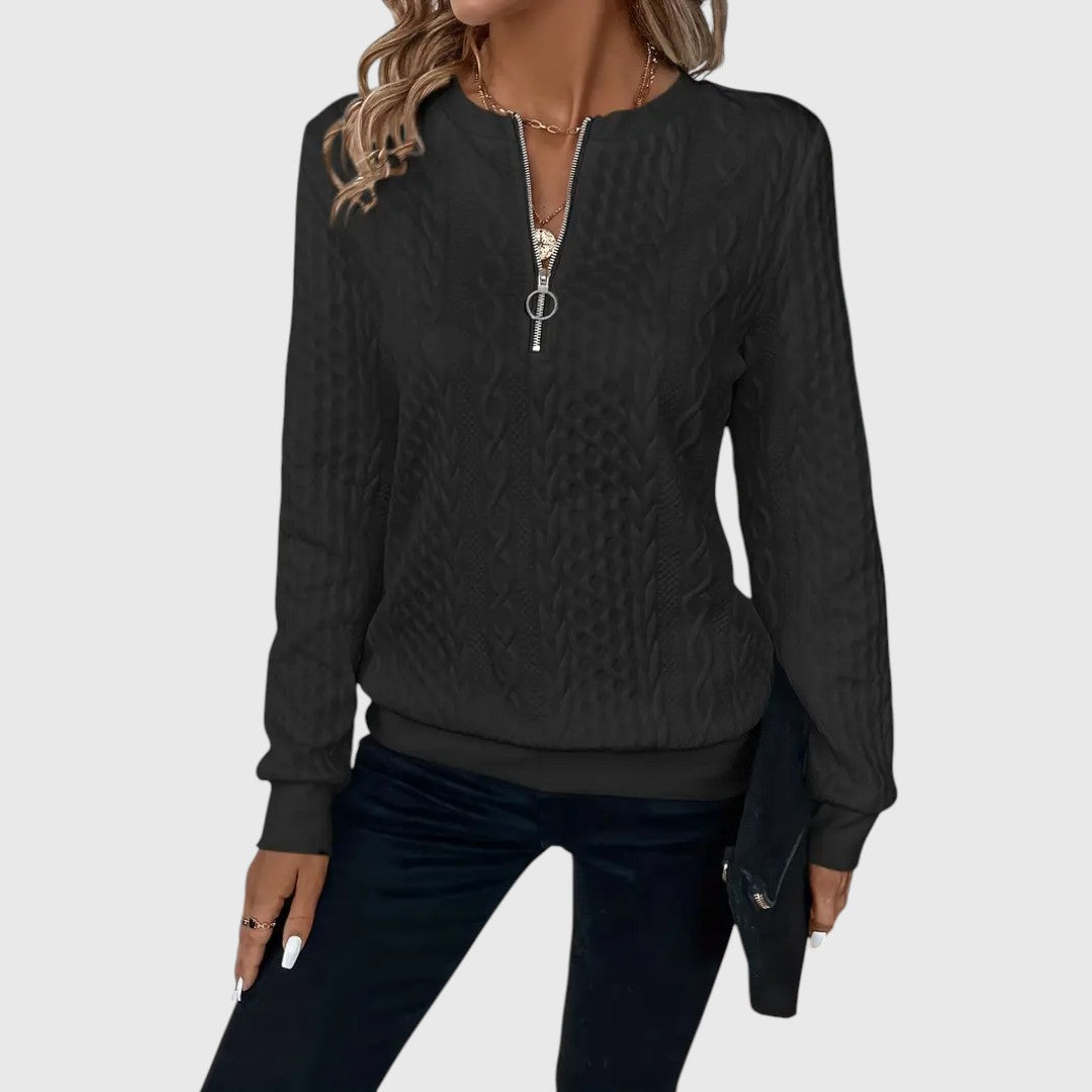 Josine - Maglione Elegante con Zip
