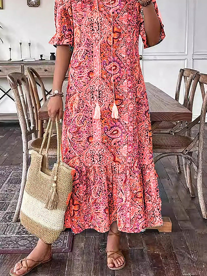 Ailsa – Abito Midi Boho Stampato