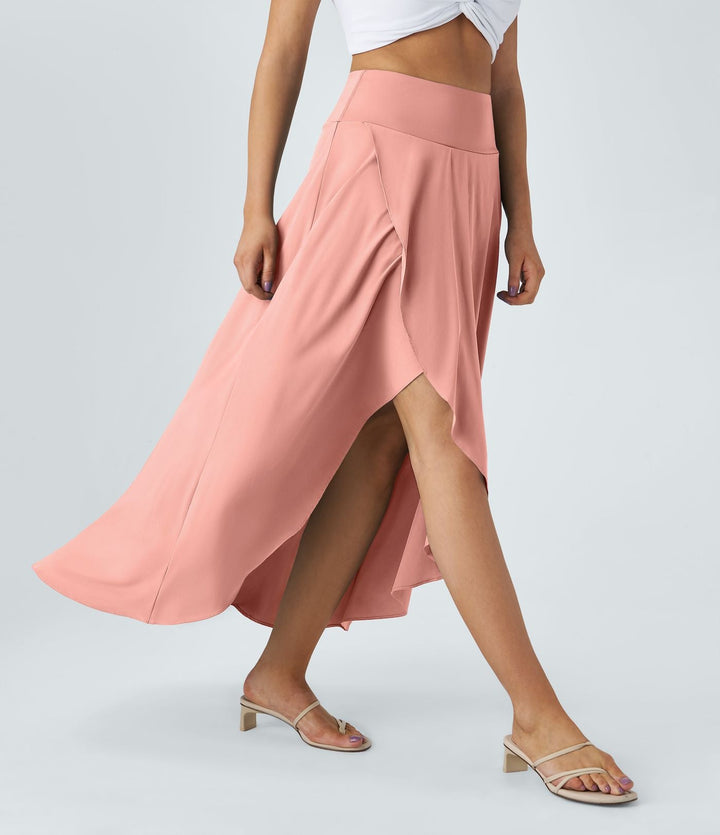 Natalia | Gonna Maxi Con Spacco Confortevole