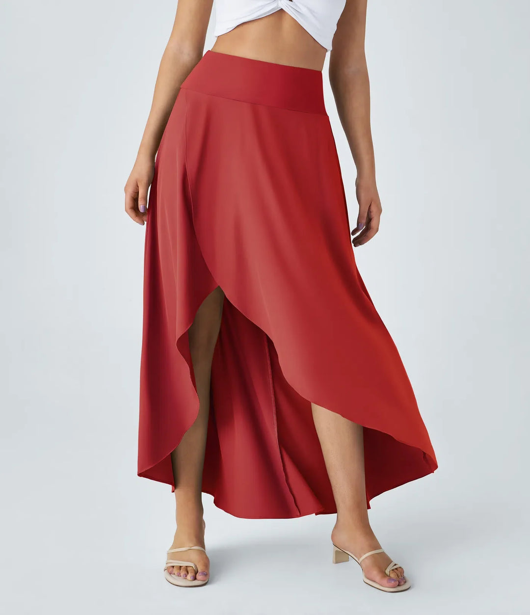 Natalia | Gonna Maxi Con Spacco Confortevole