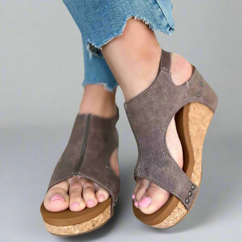 Mechthild | Sandali ortopedici in materiale premium