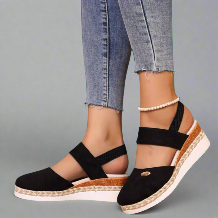 Gitta | Sandali Wedge Plus-Size – Confortevoli e Versatili