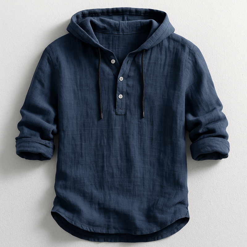 Dimitro - Camicia con Cappuccio Casual e Stile